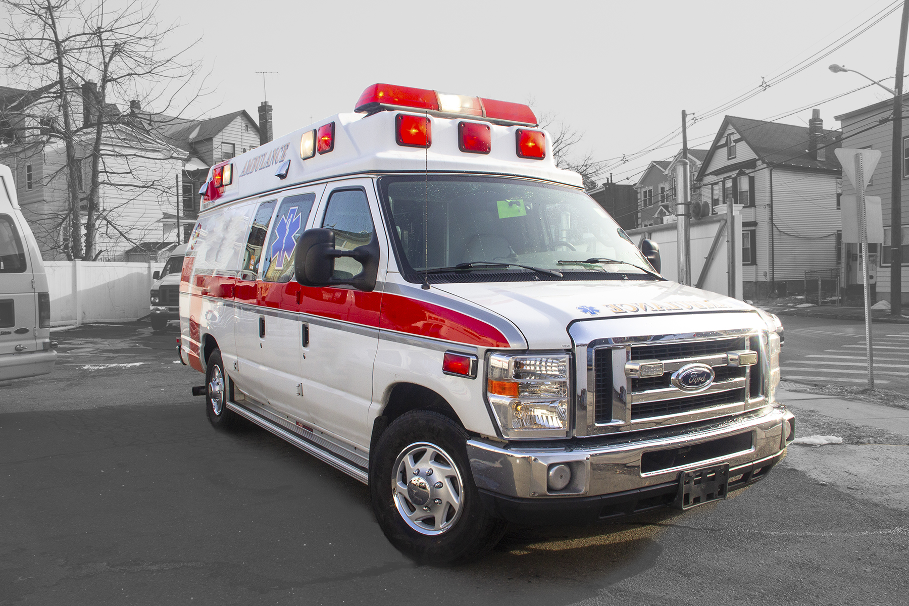 2008 Ford E350 Type 2 AEV Ambulance 32229 97,141 Miles Used